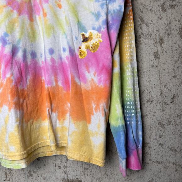 Astroworld Travis Scott Tie Dye 2018 Album Tour Large Longsleeve Shirt - Picture 3 of 5